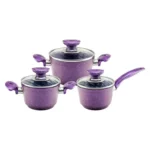 سرویس 5 پارچه گرانیت (baby set) بنفش MGS