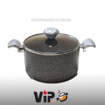قابلمه 16 درب پیرکس دوطرف گرانیت مشکی vip
