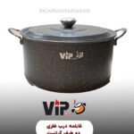 قابلمه 40 درب فلزی دوطرف گرانیت طوسی vip